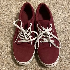 Maroon Vans